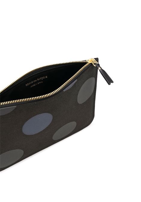 Portafoglio a pois con zip WALLETS COMME DES GARCONS | Portafogli | SA5100RD1